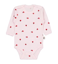 Civil Baby Uğur Böceği Empirme 0-48 Ay Çıtçıtlı Badi - Pembe