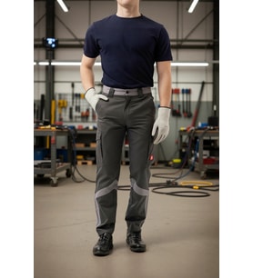 Erkek İş Pantolonu Çok Cepli Dayanıklı Gabardin Kumaş Pyrus Rahat Ergonomik Tasarım