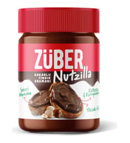 Züber Kakaolu Fındık Ezmesi 315 g Türkiye Menşeli Palm Yağı ve İlave Şeker İçermeyen Doğal