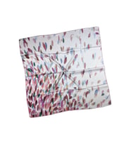 Mısırlı Eşarpları Silky Cocoon Twill Sport Eşarp (Fuşya-Beyaz)