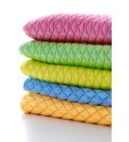 Silver Home Mikrofiber 40x40cm 5li Baklava Desen Cam Temizlik Bezi - Renkli