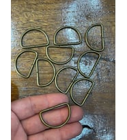 3X2 CM KOYU METAL RENKLİ ÇELİK ÇANTA KULP AKSESUARI 10 ADET PAKET İÇERİĞİ