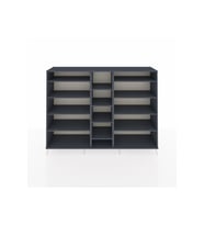 Hyperion Dolap 11 Raflı  220x44x163 Antrasit-Antrasit