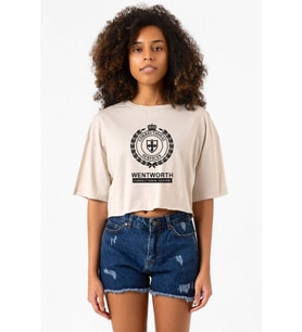 Prison Break Wentworth Bej Kadın Crop Tshirt