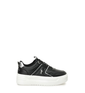 U.S. Polo Assn. CLARKE 5FX 101946718 Kadın Sneaker Ayakkabı Siyah 36-40