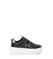 U.S. Polo Assn. CLARKE 5FX 101946718 Kadın Sneaker Ayakkabı Siyah 36-40