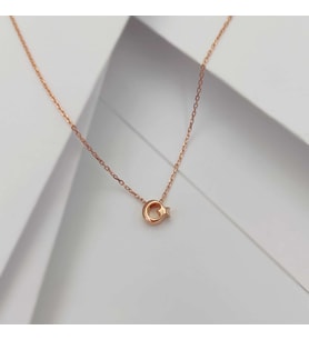 Gümüş Ay Yıldız Minimal Kolye 925 Ayar 