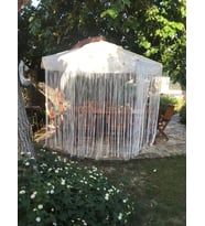 İP MODEL KREM RENK İP PERDE 300*270 cm - 2 mm şerit