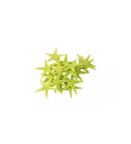 Tahtakale Toptancı Polyester Deniz Yıldızı Minik Boy  0.5 CM- 1.5 CM (100 Adet)  Sarı