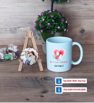 Anneye Doğum Günü Hediyesi Kupa Bardak Beyaz ve Fotoğraflı Ahşap Anahtarlık Hediye (Model 1)