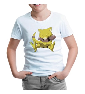 Pokemon - Abra Beyaz Çocuk Tshirt