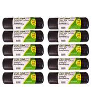 Norm Endüstriyel Jumbo Çöp Torbası Poşeti - 2 Kat - Siyah - 500 Gr. - 80 x 110 Cm. / 10 Rulo