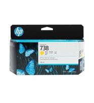 HP 738 Yellow Sarı 130ML Plotter Kartuşu 498N7A