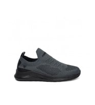 Trend Adımlar Füme Bağcıksız Unisex Çocuk Sneaker