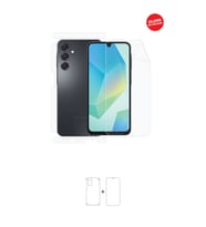 Samsung Galaxy A16 Ekran Koruyucu, Arka ve Yan Koruyucu Fullbody Kaplama TPU Film