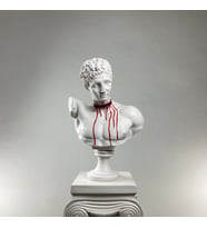 Hermes 'Cut Throat' Dekoratif Heykel, Pop Art Roma Yunan Heykelleri