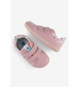 Hopfrög Smart Walker Recycled Canvas Eco Pembe Barefoot Çocuk Ayakkabı