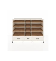 Kronos Dolap 12 Raflı 3 Çekmeceli  220x59x163 Aytaşı-Çam/Aytaşı