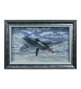 e38 EL İŞÇİLİĞİ EV TEKSTİLİ TABLO KIZILELMA 70x50 cm -5994 (Karışık)