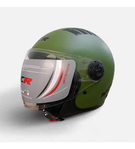 NCR KASK ÇENESİZ 230 ECE 22/06 BELGELİ-YEŞİL (Rose)
