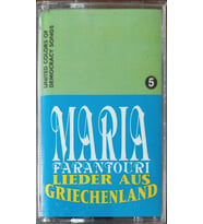 (Plak Değildir KASET tir) Maria Farantouri Lieder Aus Grihchenland Kaset
