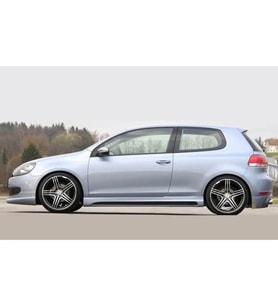 Vw Golf 6 Rieger Yan Marşpiyel Seti Mat Siyah Plastik