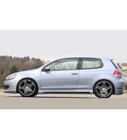 Vw Golf 6 Rieger Yan Marşpiyel Seti Mat Siyah Plastik