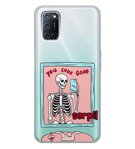 Oppo Look Good Tasarımlı Şeffaf Telefon Kılıfı