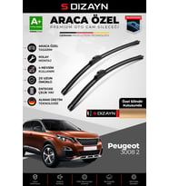 Drs Tuning Peugeot 3008 2 Ön Cam Silecek Seti 2016-2023 Premium Araca Özel 70-40 Cm A+ Kalite