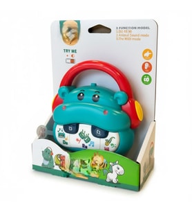 855-152D PİLLİ MÜZİKLİ HİPOPOTAM