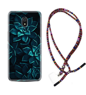 Xiaomi Redmi 8A 8 Pro 9C 9T 10C 11T Pro Kılıf Boyun Asklı Rasta Silikon Mistik Çiçekler 1650