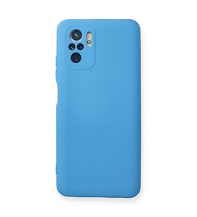 Xiaomi Redmi Note 10 Kılıf Nano İçi Kadife Silikon - Mavi