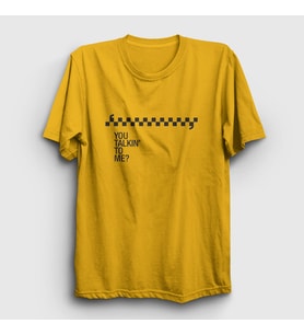 Presmono Unisex Sarı Talkin Film Taxi Driver T-Shirt 251313tt