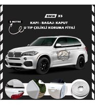 Bmw X5 Oto Araç Kapı Koruma Fitili 5metre Parlak Beyaz Renk