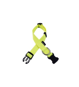 Actirex Neon Yumuşak Doku Ayarlanabilir Köpek Boyun Tasma Yellow 45-70cm (Sarı)