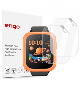 TCL Kids Watch K5 İle Uyumlu Ekran Koruyucu TPU, Tam Kaplayan Akıllı Çocuk Saat Koruması 2 Adet, Çizilmeye Dayanıklı Koruma MT50V