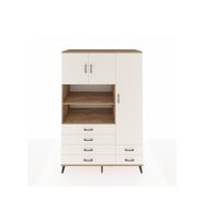 Kronos Dolap 9 Raflı 6 Çekmeceli 3 Kapaklı 132x59x195 Çam-Aytaşı/Aytaşı