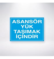 Asansör Yük Taşımak İçindir 21x35 Arkası Yapışkanlı Levha