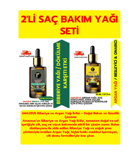 BİBERİYE VE ARGAN YAĞI İKİLİSİ – %100 SAF, DOĞAL, SOĞUK PRES VE VEGAN BAKIM SETİ (2X20 ML)