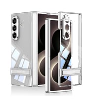 Galaxy Z Fold 8 Ultra Kılıf Kamera Korumalı Şeffaf Tasarımlı Zore Lego Standlı Kapak