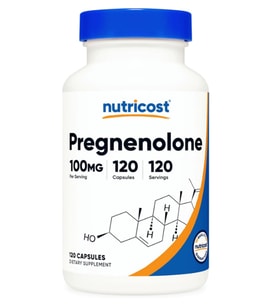 Nutricost Pregnenolone 100mg, (1 Capsul 100mg) 120 Capsul.41.