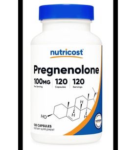 Nutricost Pregnenolone 100mg, 120 Capsul.Tr Tek Yetkili SATICISI OZELSPORCUGIDALARI'DIR (Renksiz)
