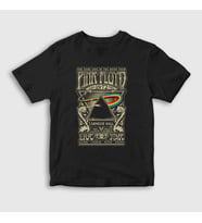Presmono Unisex Çocuk Siyah Carnegie Hall Pink Floyd T-Shirt 348549tt