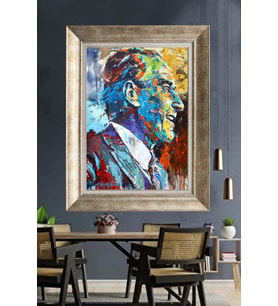 Gümüş Çerçeveli Atatürk Tablo za249