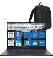 Asus Expertbook B5 B5405CCA Intel® Core™ Ultra 5 225H 16GB Ddr5 256GB SSD 14.0-Inch, Wuxga (1920 x 1200) 300NITS WIN11PRO Taşınabilir Bilgisayar U516512B0DP01+ZETTAÇANTA