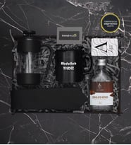 French Press, Kişiye Özel Kupa Bardak , Kravat, Kolonya, Kahve Dekoratif Ahşap Hediye Kutusu 