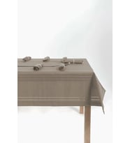 NİVEMESHOME KAHVE 160*220 COLBER MASA ÖRTÜSÜ