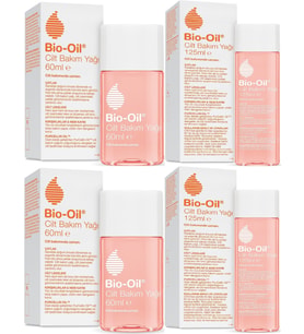 Bio-Oil Çatlak Oluşumunu Önleyici Cilt Bakım Yağı Karma 4 Lü Set 125ML+60ML (Yeni Formül)