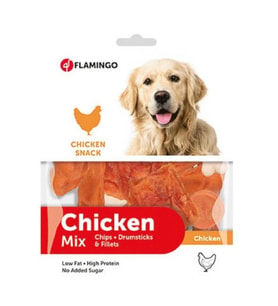 Flamingo Chicken Mix Tavuklu Karışık Köpek Ödülü 170 gr (Kahverengi)