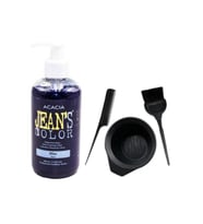 Saç Boyası Mavi 250ml ve Fluweel Saç Boya Kabı Seti